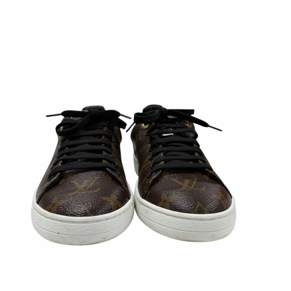 Louis Vuitton Front Row Sneaker Patent Monogram Canvas Womens 36.5 / US 6.5 ASIS - Picture 5 of 13
